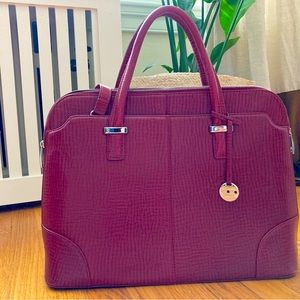 Knomo London Red Leather Bag